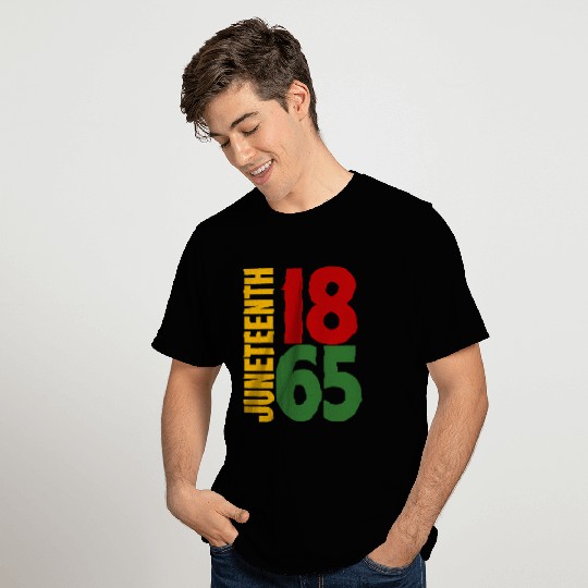 Black Proud African American For Juneteenth T Shirts