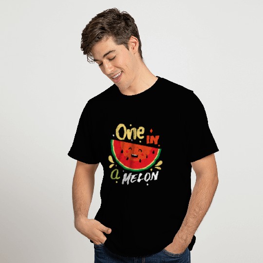 One In A Melon Watermelon Fruitarian Summer Fruit T Shirts