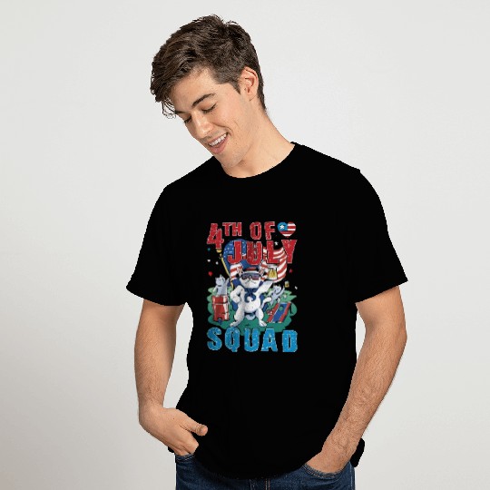 4th of july Squad T Shirts