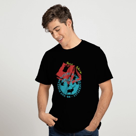 Camp Peacefully Do Not Disturb Nature T Shirts