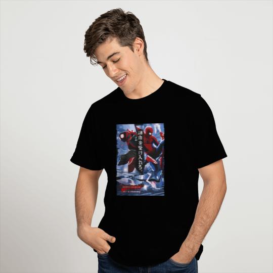 Spider Into The Spiderverse Kanji T Shirts