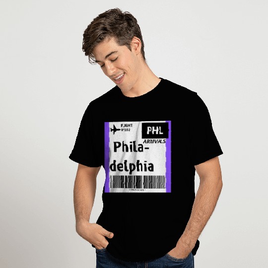 airplane ticket philadelphia T Shirts