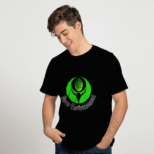 "Save Environment" design T Shirts