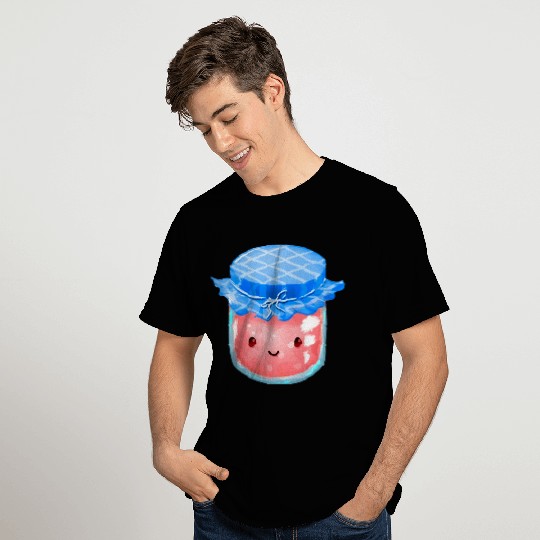 Cute Strawberry Jam Jar T Shirts