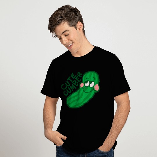 One Cute Cumber Vegetable Pun T Shirts