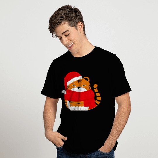 Cute Winter Tiger Cub T Shirts