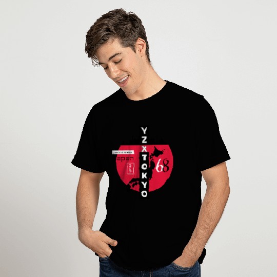 Red dot Tokyo Japan T Shirts