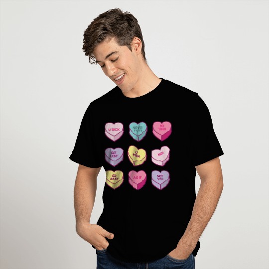 Sassy Anti Valentines Day Conversation Candy T Shirts