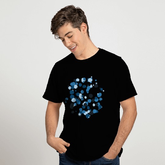 abstract circles pattern T Shirts