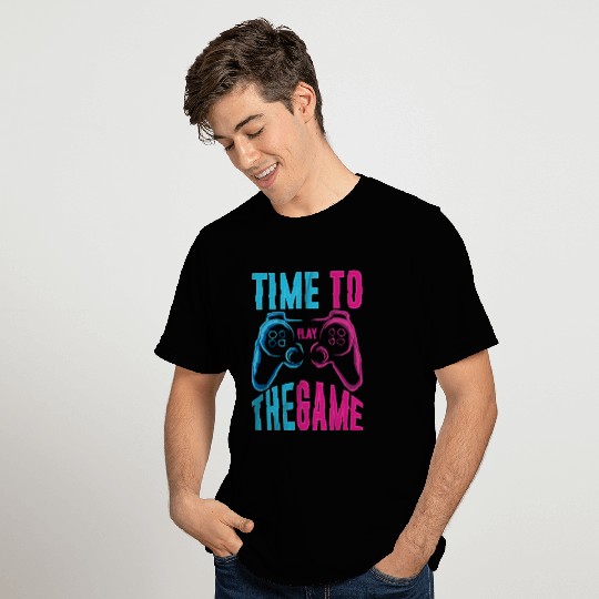 Time to Play The Game Creative Gaming Playstation T Shirts