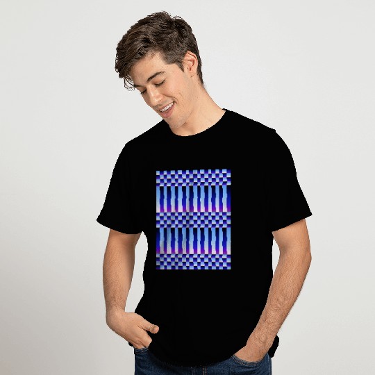 Daybreak and Nightfall (Checkers and Stripes) T Shirts
