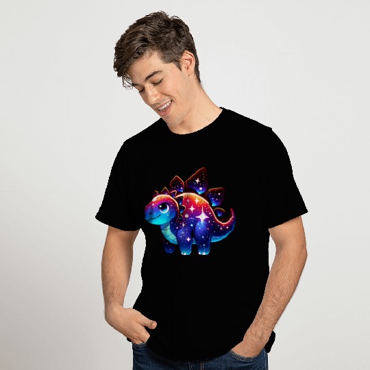 Cute Galaxy Stegosaurus Dinosaur Lover Prehistoric T Shirts