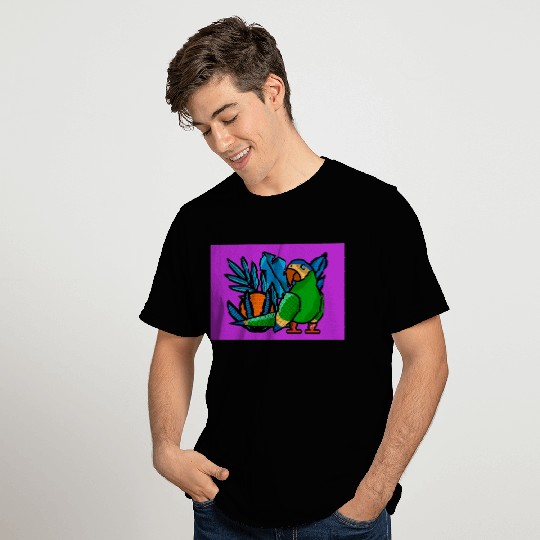 Amazonia Parrot tropical amazonia by Yoshi T Shirts