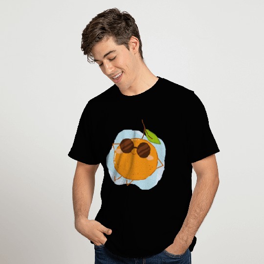 Cool orange summer beach T Shirts