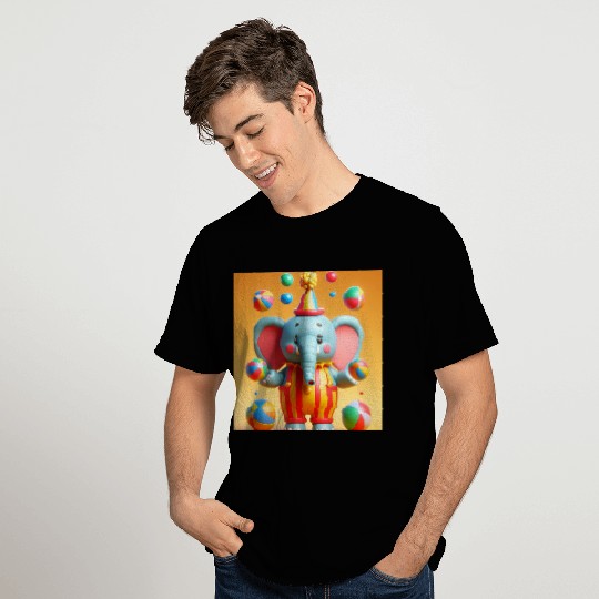 3D cartoon elephant T Shirts