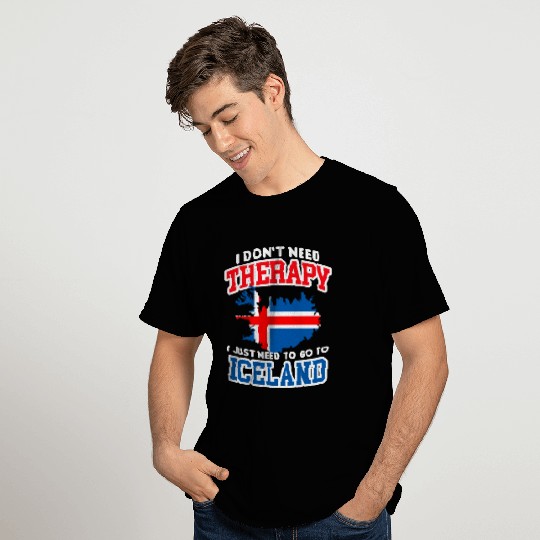 Iceland Flag Embrace The Northern Lights Design T Shirts