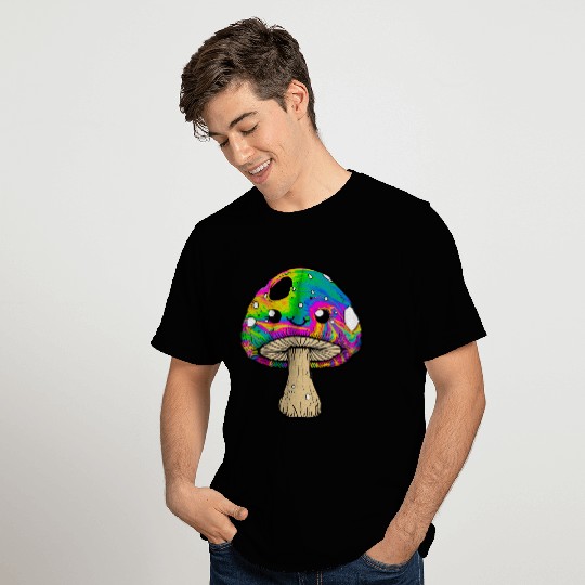 psychedelic Kawaii Mushroon T Shirts