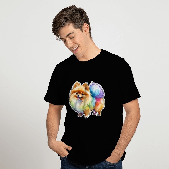 Pomeranian Watercolor T Shirts