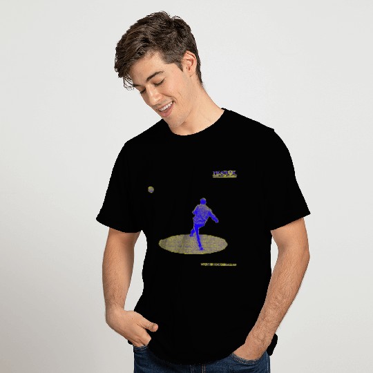 Blue Yellow Knuckleball 18 T Shirts