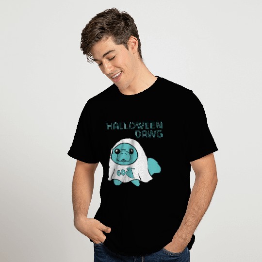 Ghost Manatee - Halloween Dawg T Shirts