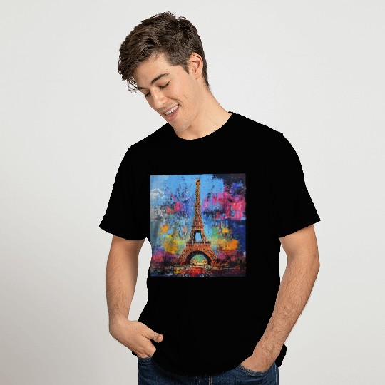 Paris-Eiffel Tower T Shirts