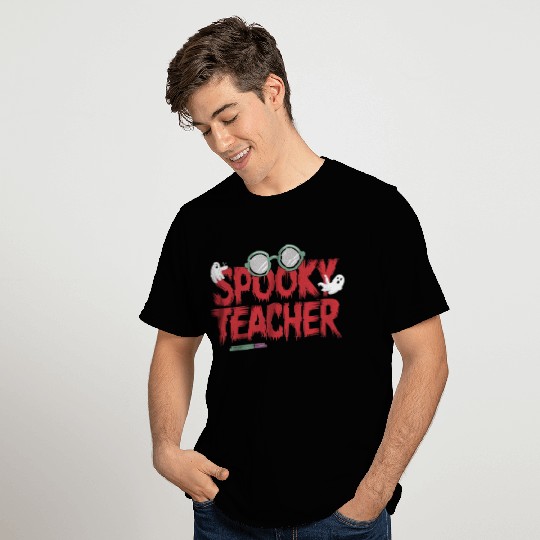 Teacher Spooky Education Funny Gift idea T Shirts