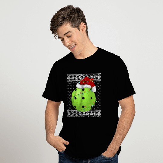 Pickleball Player Ugly Christmas T Shirts
