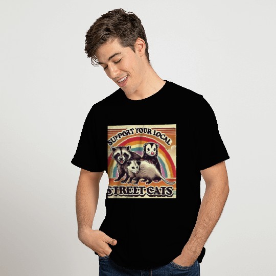Support Your Local Street Cats T Shirts