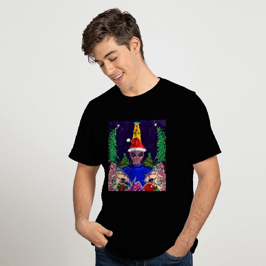 Alien Christmas Gifts Collection Time! T Shirts