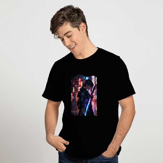 Cyberpunk Samurai Girl T Shirts