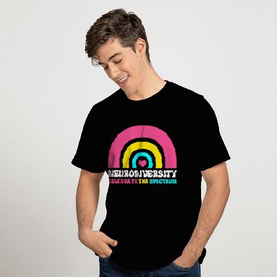 Neurodiversity Autistic Rainbow Adhd T Shirts
