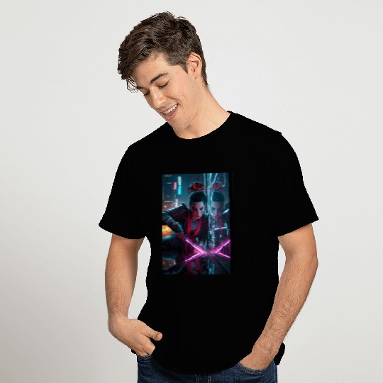 Cyberpunk Samurai Girl T Shirts