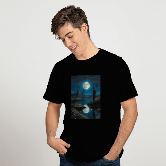Mystic Night Under the Full Moon T Shirts