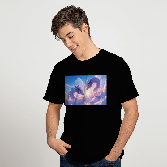 Celestial Dragon Duo T Shirts