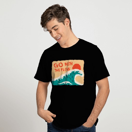 Sunset Wave Inspirational Design T Shirts