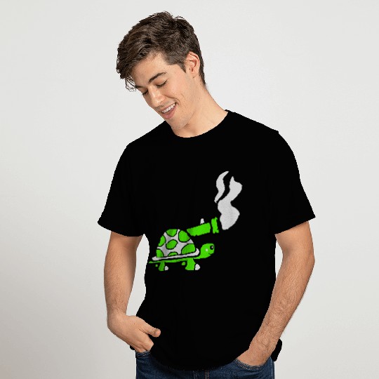 Turtle War Tank shell weapon cannon shoot funny T Shirts