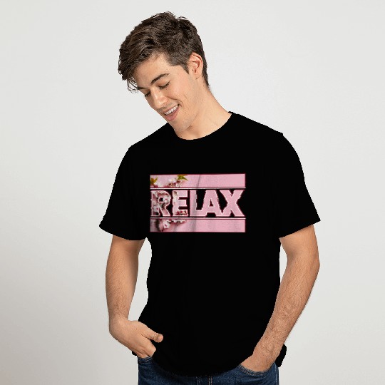 Cherry Blossom Relax Logo T Shirts