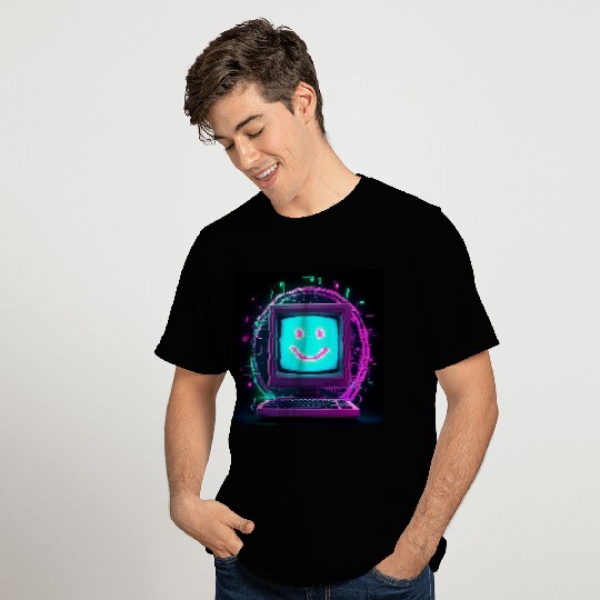 Retro Digital Computer Design T Shirts