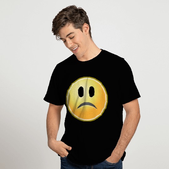 cartoon emoticons smiley face sad T Shirts
