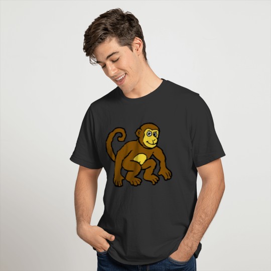 Cartoon Monkey T-shirt