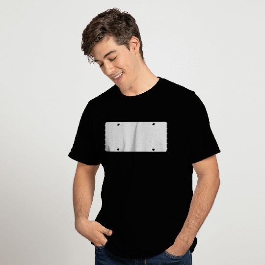 plain licence plate WRITE YOUR OWN T Shirts