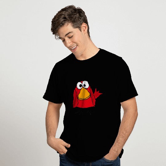 Funky Sad Cardinal Bird T Shirts