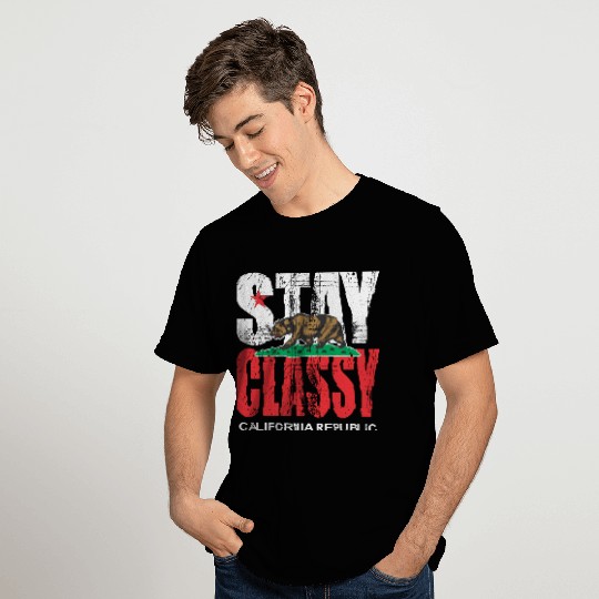 Stay Classy California Bear T Shirts