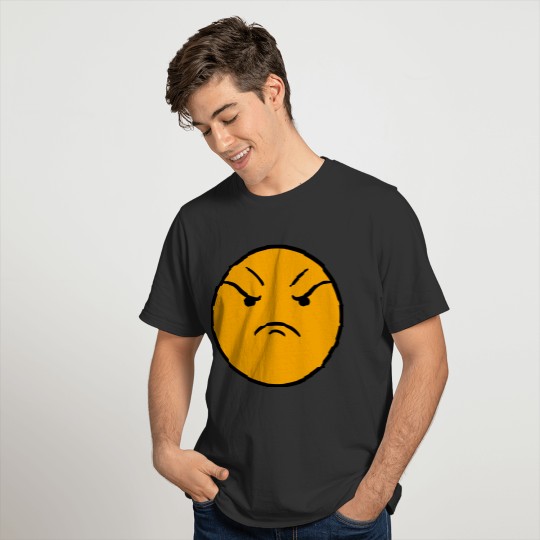 Evil hatred anger smiley T-shirt