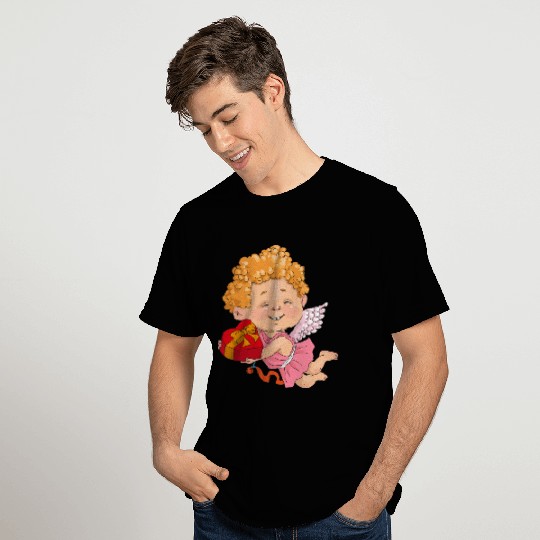 valentines day cupid angel 64 T Shirts
