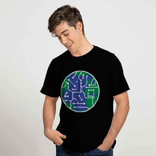 earth technology networked data information electr T Shirts