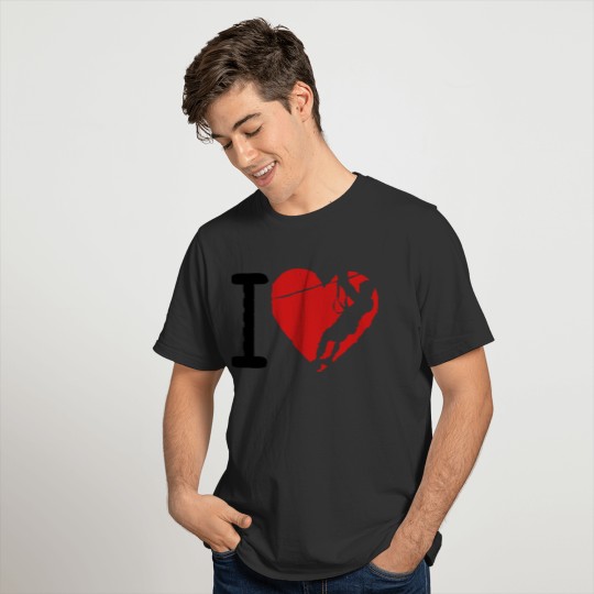 zip love heart 1 tyrolean T Shirts