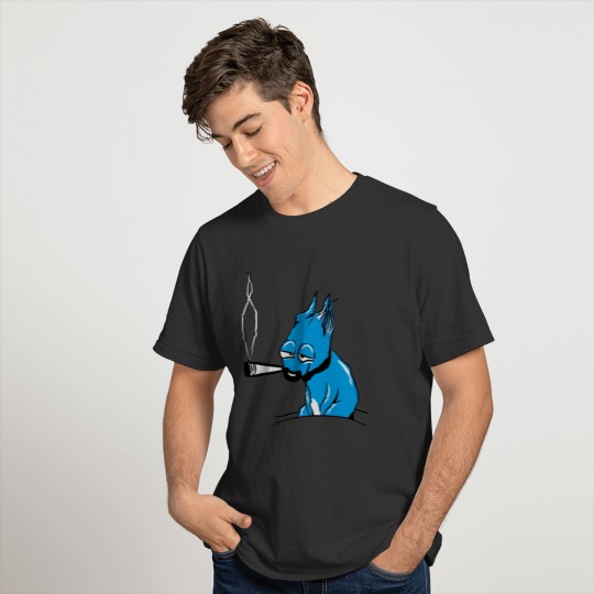 kiffen Monster humorous joint T-shirt