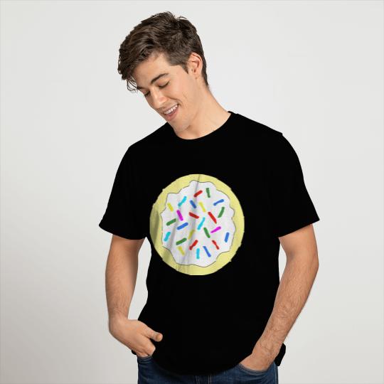 Rainbow Sprinkles Sugar Cookie Solid T Shirts