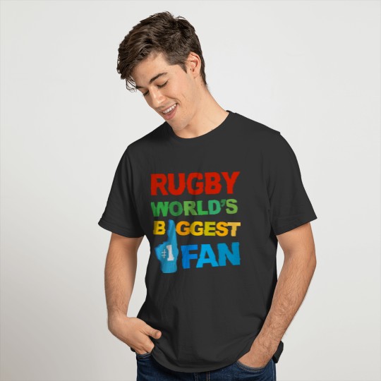 Rugby Funny Biggest Fan T-shirt
